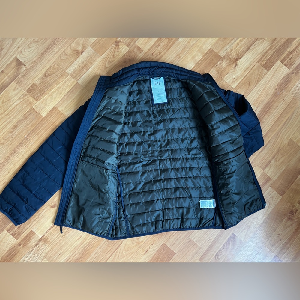 Gap Dark Blue Quilted Jacket - image 3